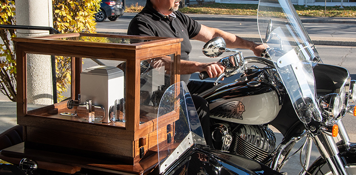 A Personalized Farewell: Discover Our New Motorcycle-Hearse Service